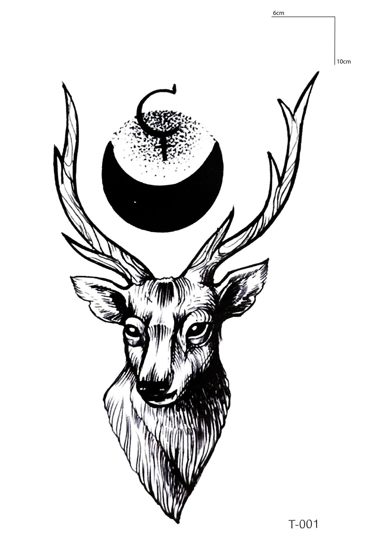 Geyik Geçici Dövme Tattoo