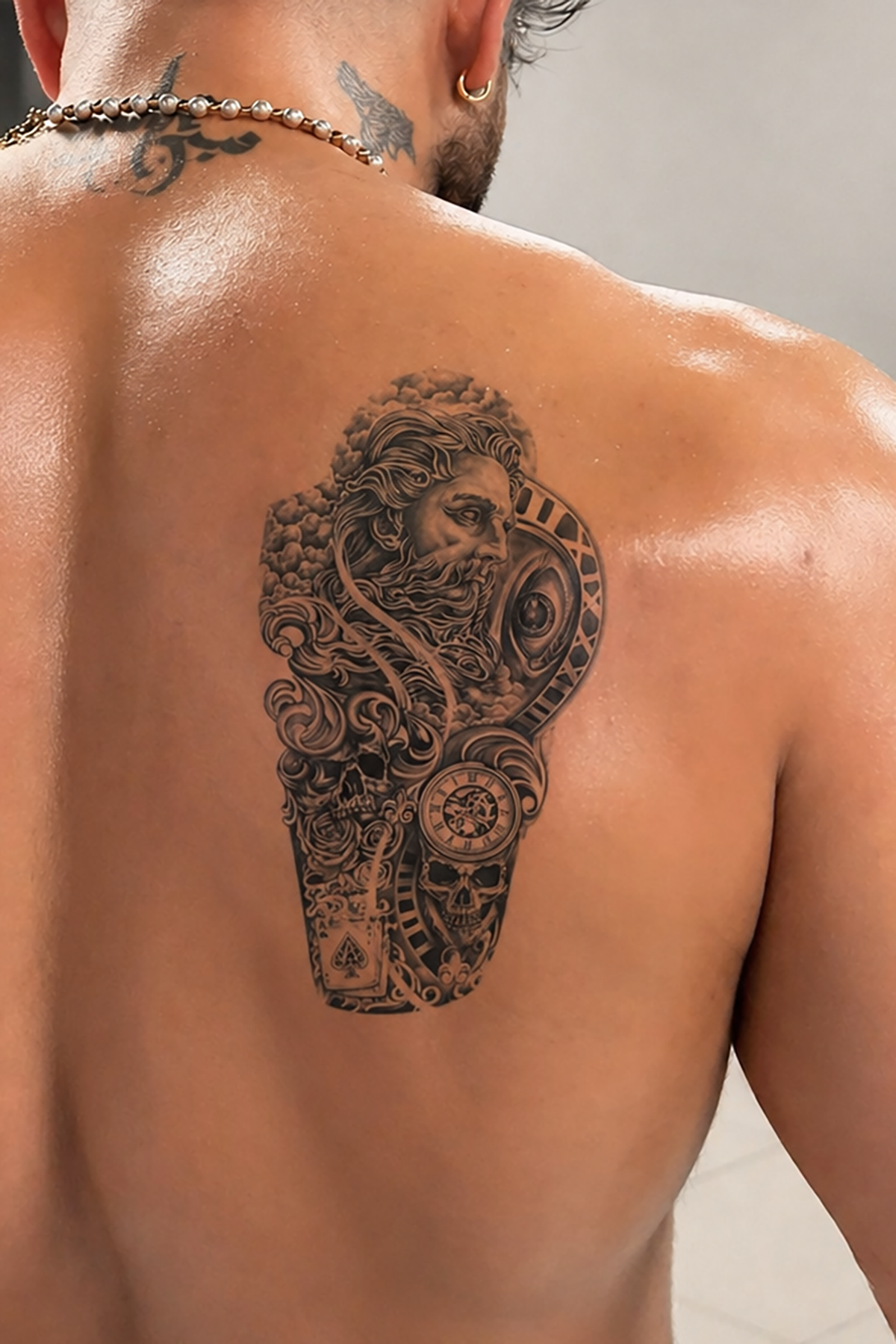 Geçici Karışık Figürlü Dövme Tattoo