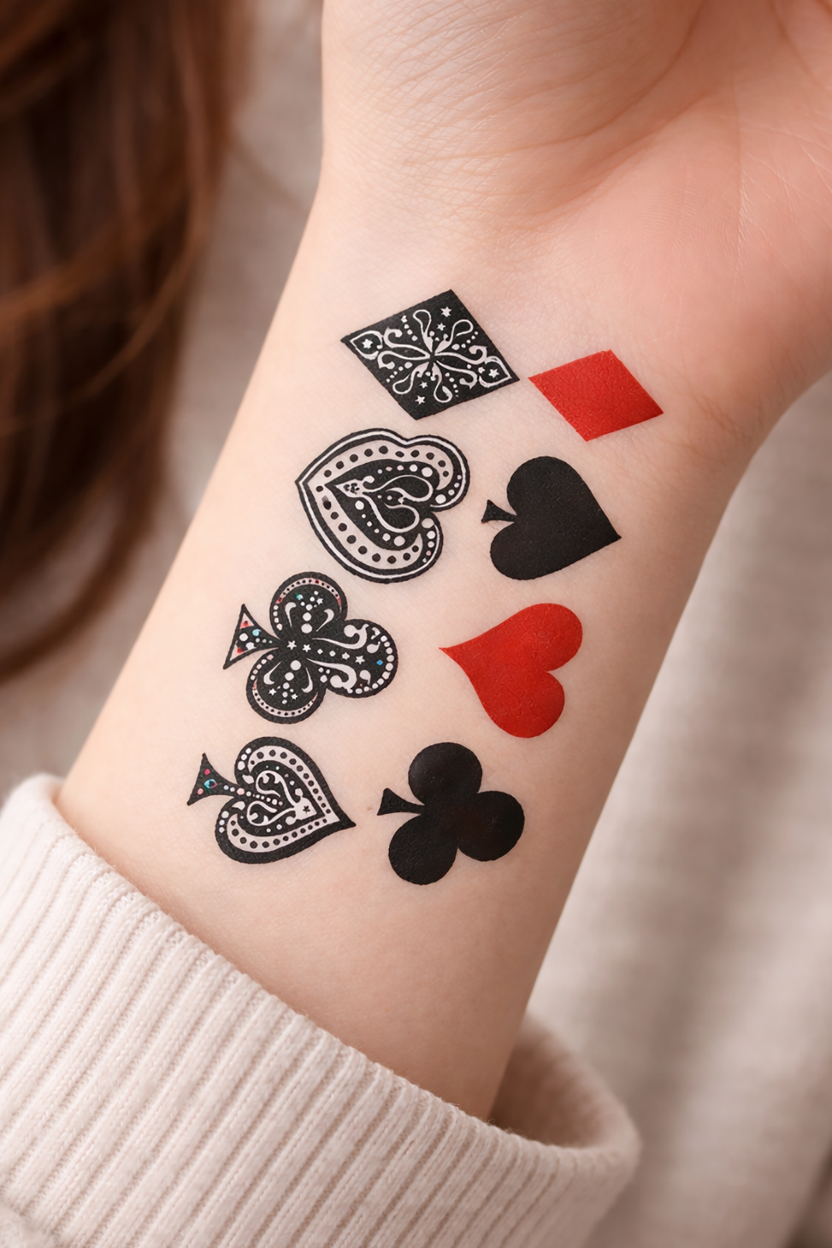 Temporary Card Mini Tattoo Tattoo