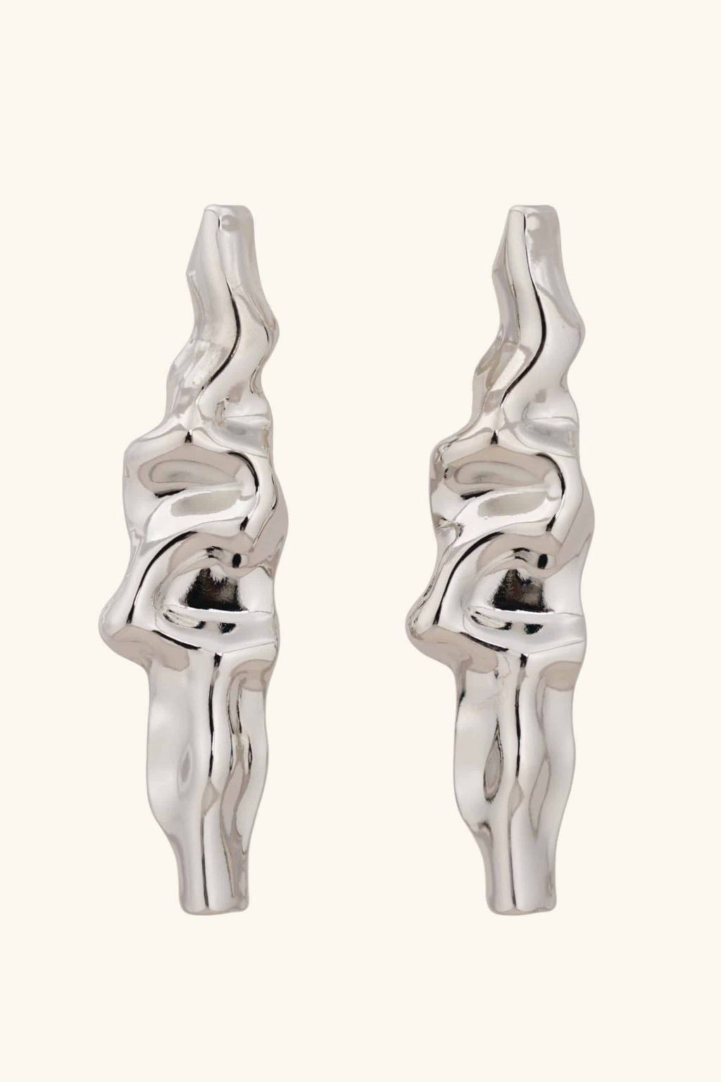 Gümüş Renk Metal Tx Küpe (Çift)