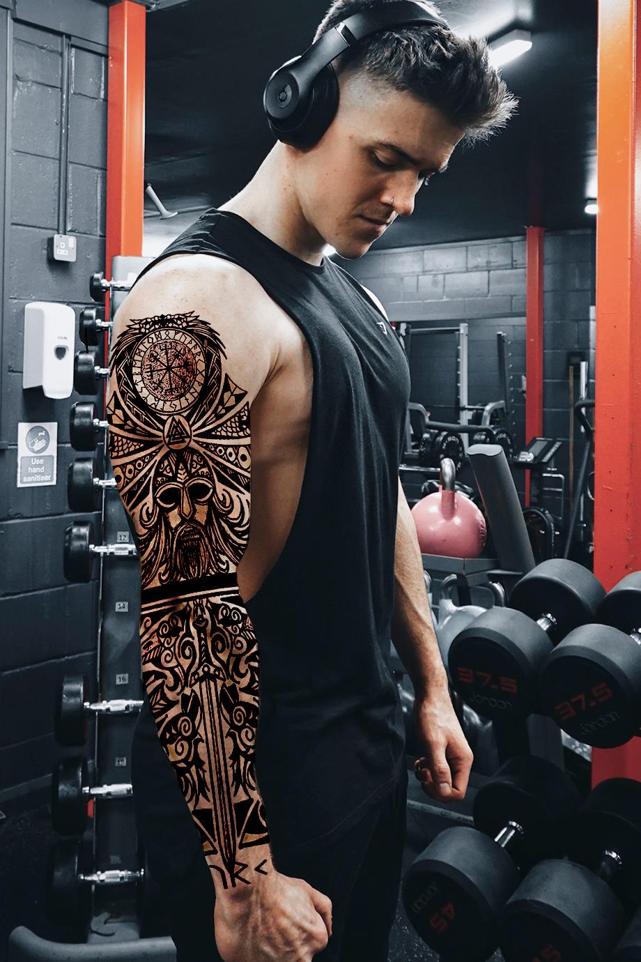 Geçici Karışık Desen Dövme Tattoo