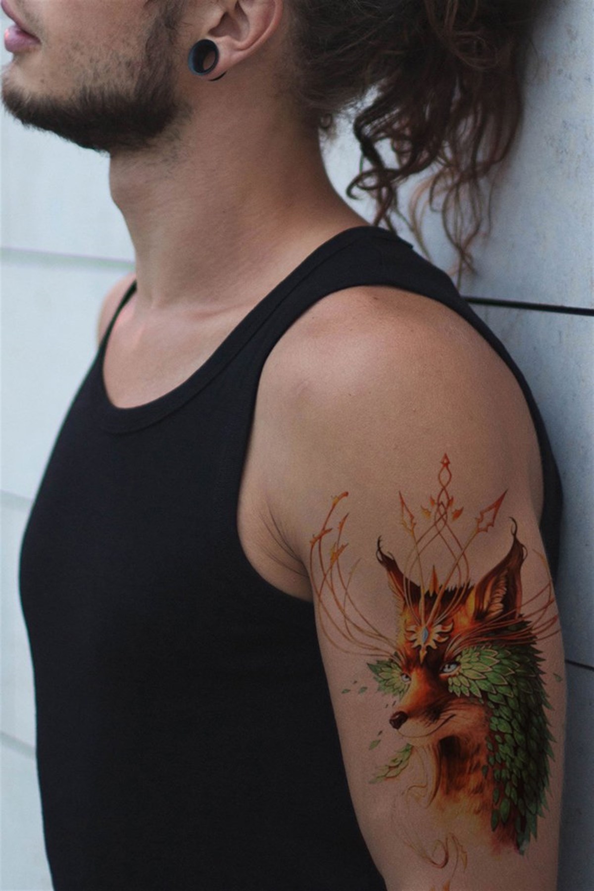 Geçici Tilki Dövme Tattoo