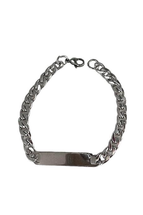 Gümüş Renk Zincir Erkek Çelik Bileklik