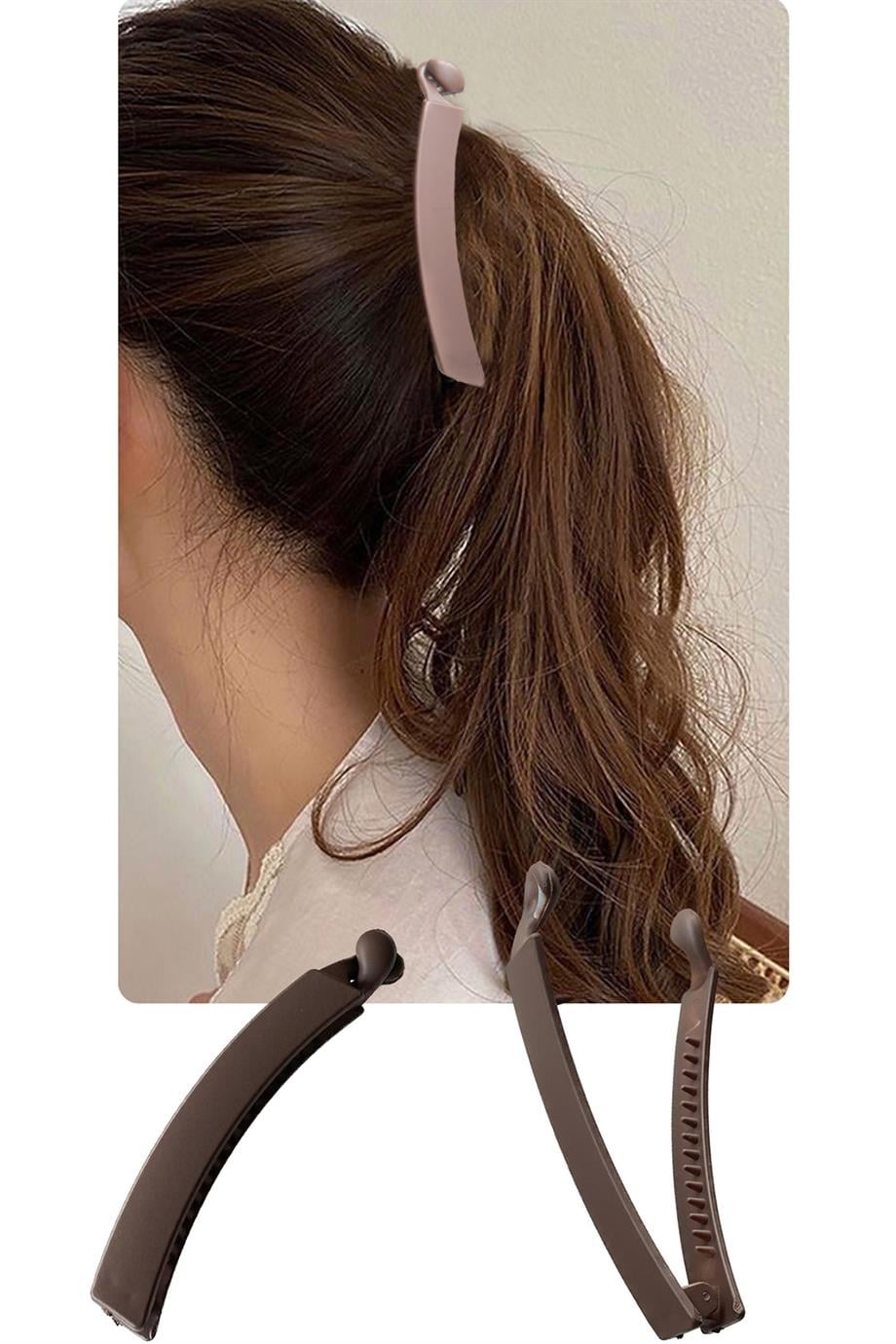 Coffee color banana buckle