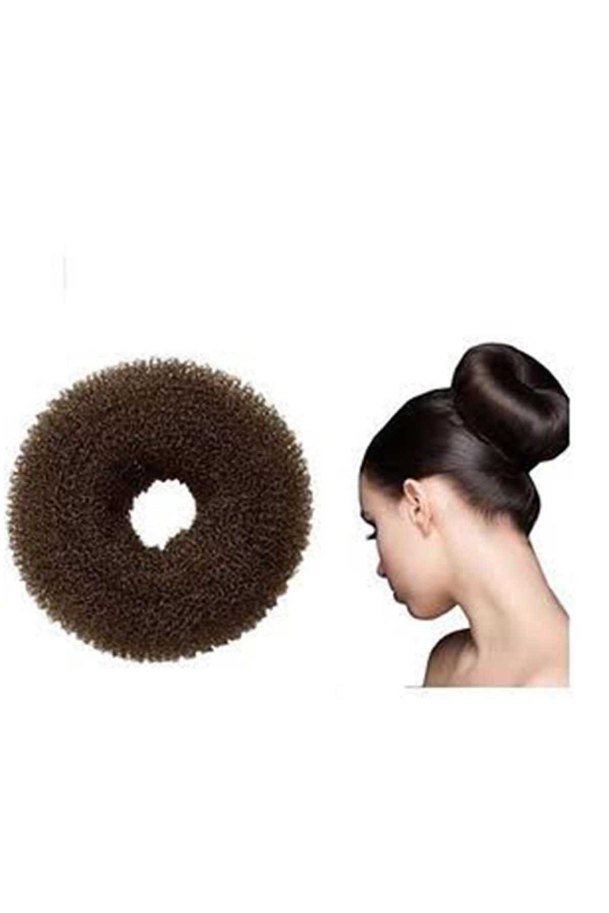 Kahverengi Sünger Topuz Tokası