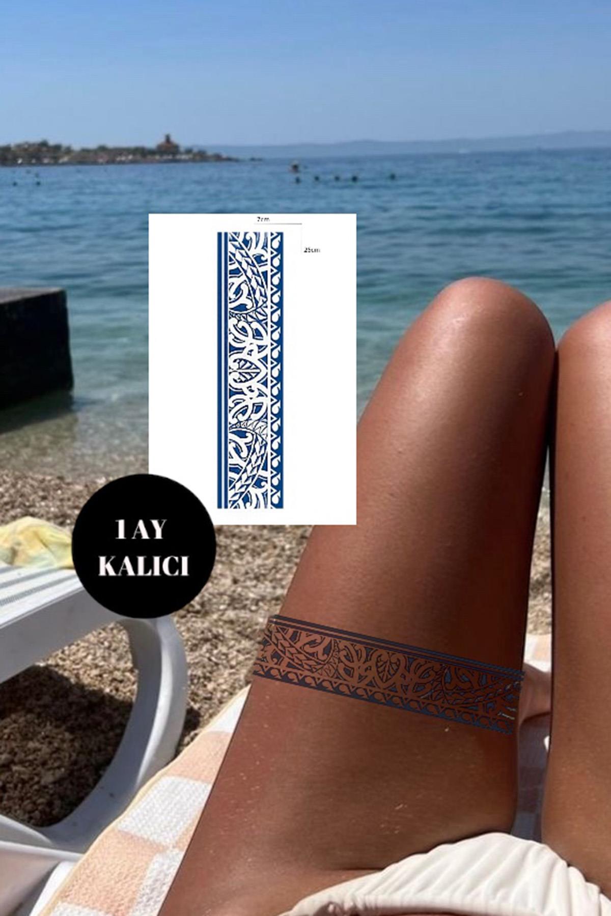 Kalp Figürlü 12 Saat Sonra Kararan Geçici Dövme Tattoo