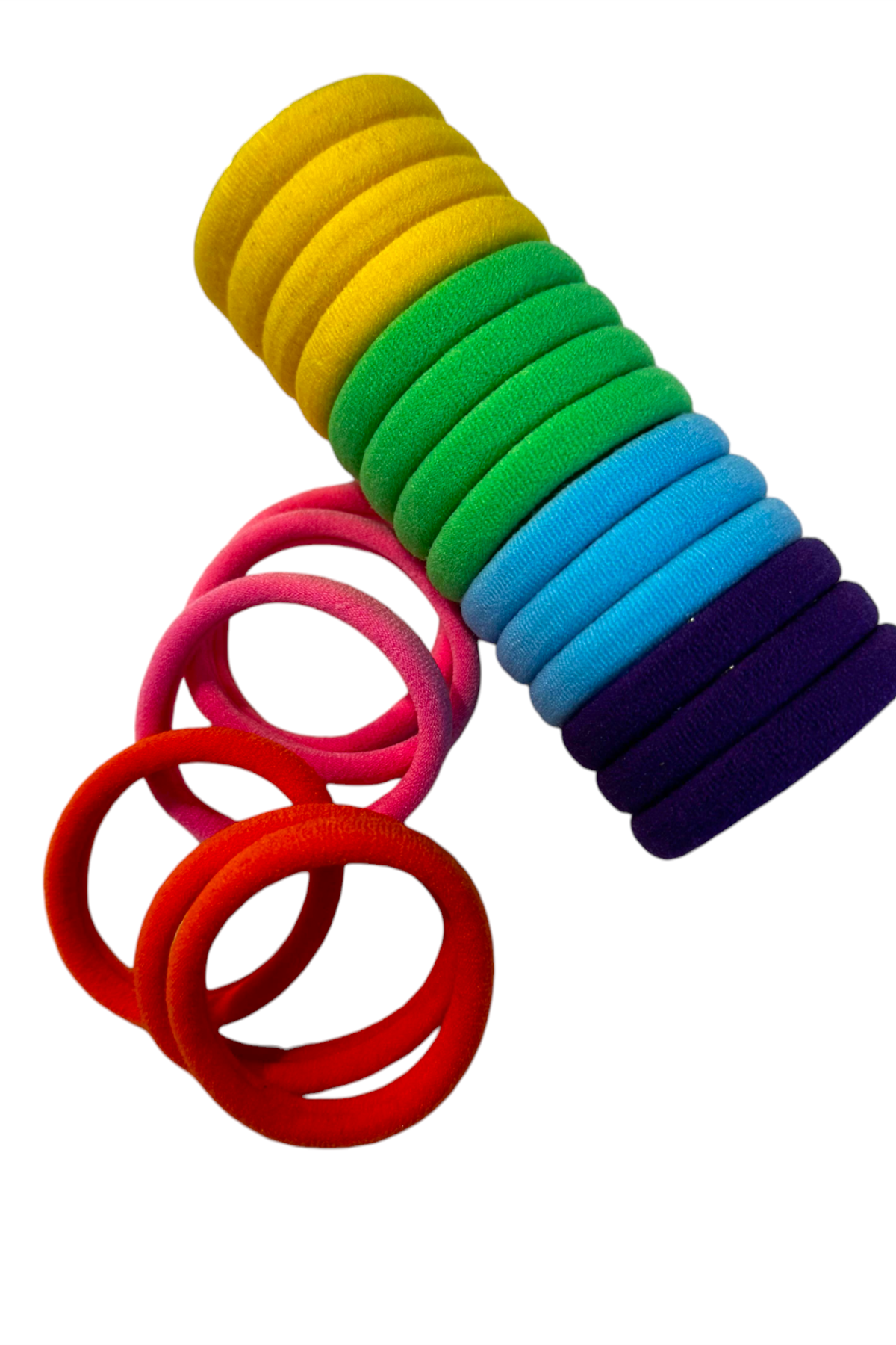 Karışık Renk 20'li Lastik Toka Set