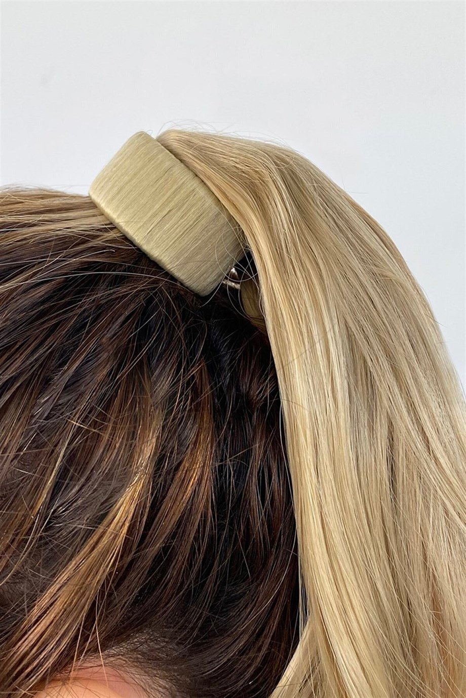 Takistir Jewelry | Ash yellow yellow -wavy ponytail hair 16#