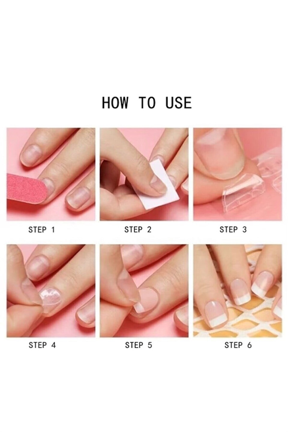 Mor Renk Takma Tırnak (Yapıştırıcılı)