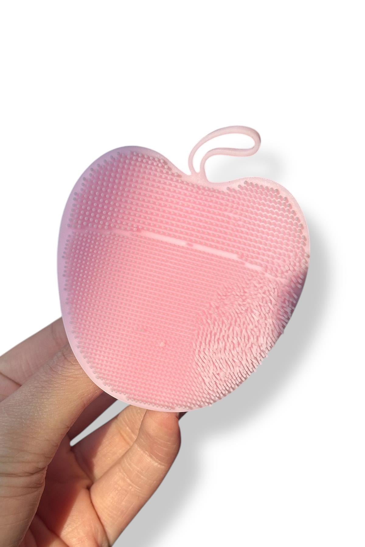 Pembe Renk Elma Figürlü Yüz Yıkama Aparatı
