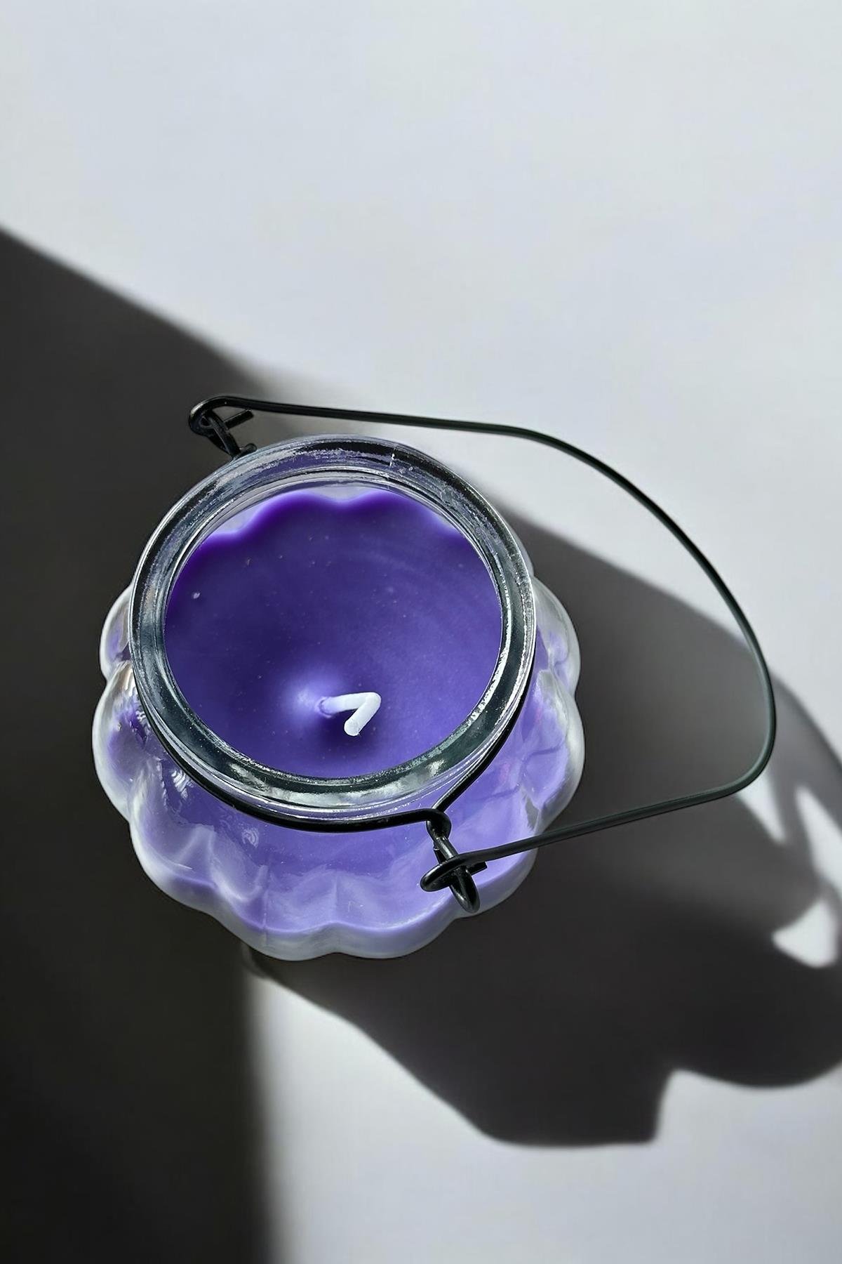 Pembe Renk Gül Kokulu Mum