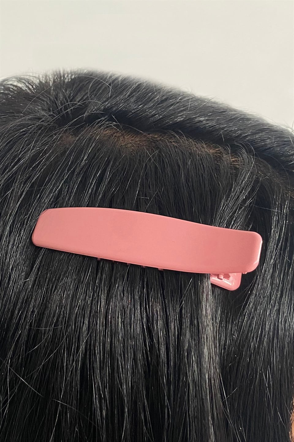 Pembe Renk Parlak Pens Toka