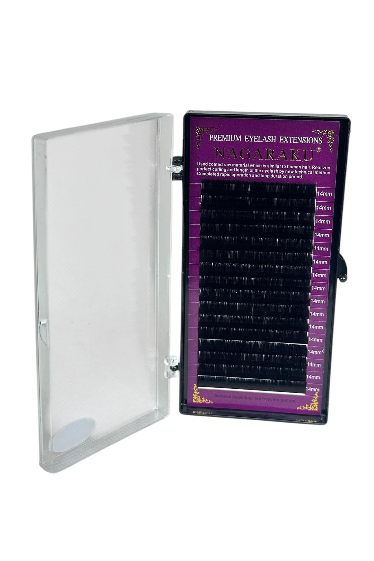 Saf İpek Kirpik 0.07 D Kıvrım 14 Mm