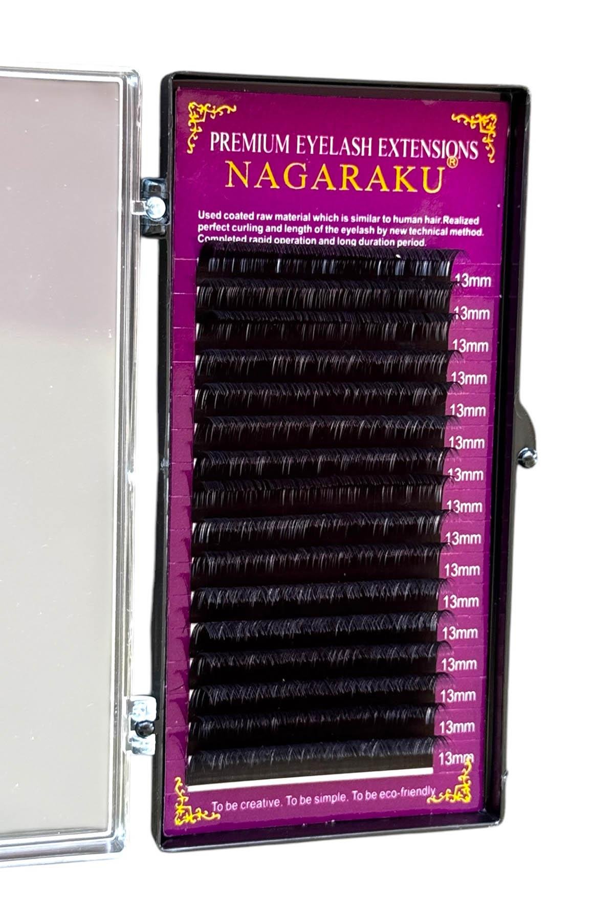 Saf İpek Kirpik 0.07 D Kıvrım 13 Mm