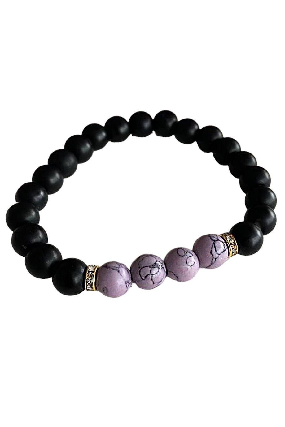 Siyah Boncuklu Erkek Bileklik