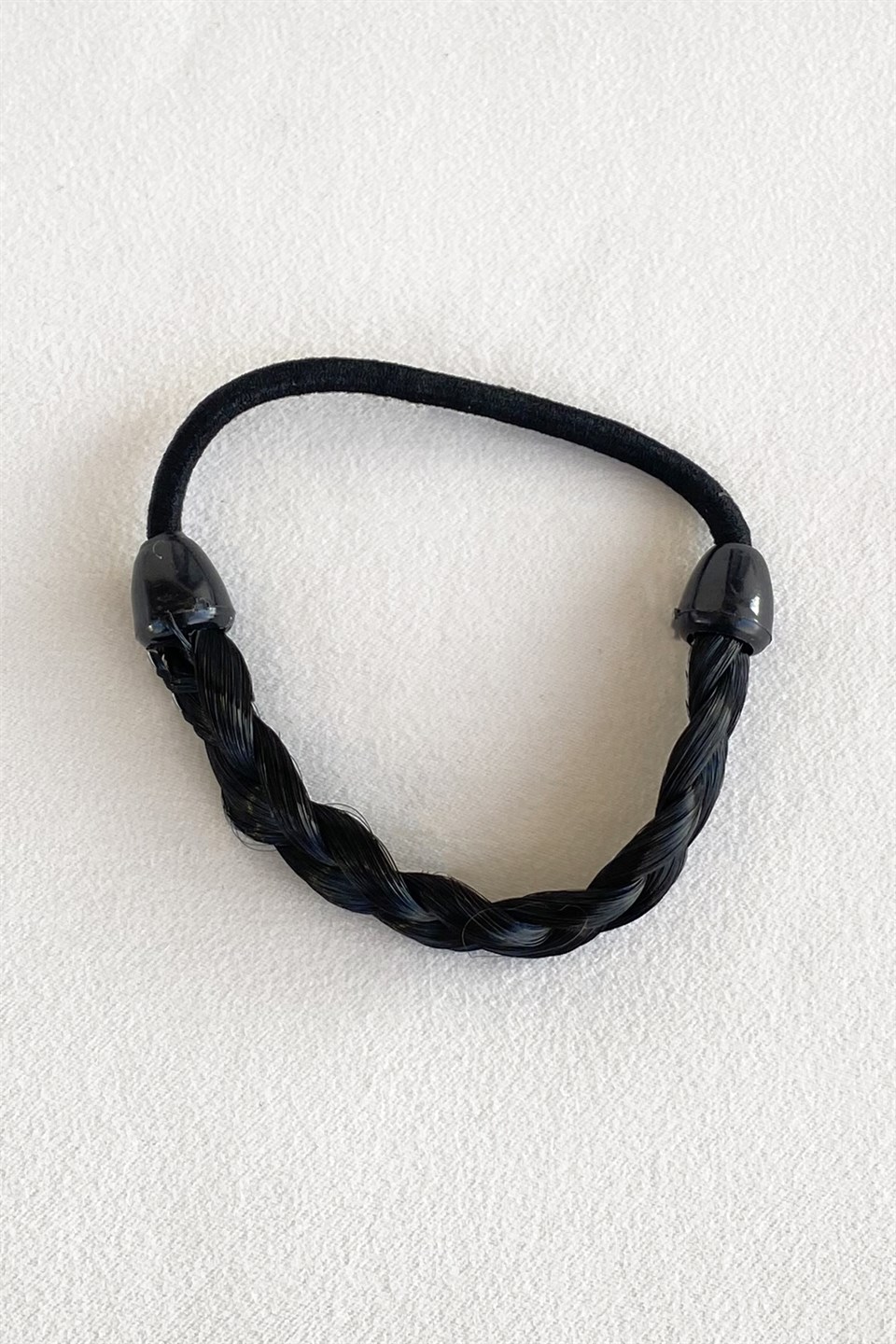 Takistir Jewelry | Black color braid hair figured rubber buckle