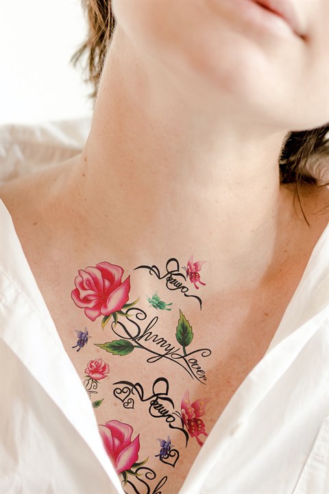 rose butterfly tattoo by tattoosuzette on DeviantArt