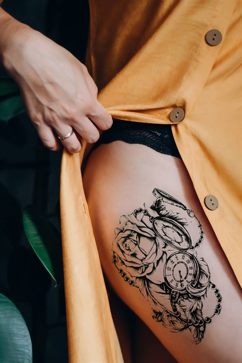 55 Fascinating Birth Clock Tattoo Ideas To Seize Each Your Moment  InkMatch