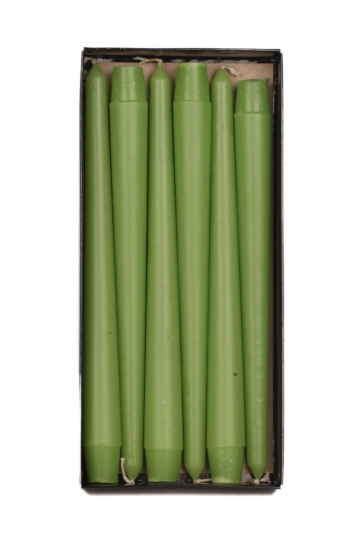 25 CM ŞAMDAN MUMU- AÇIK YEŞİL RENK- PAKET