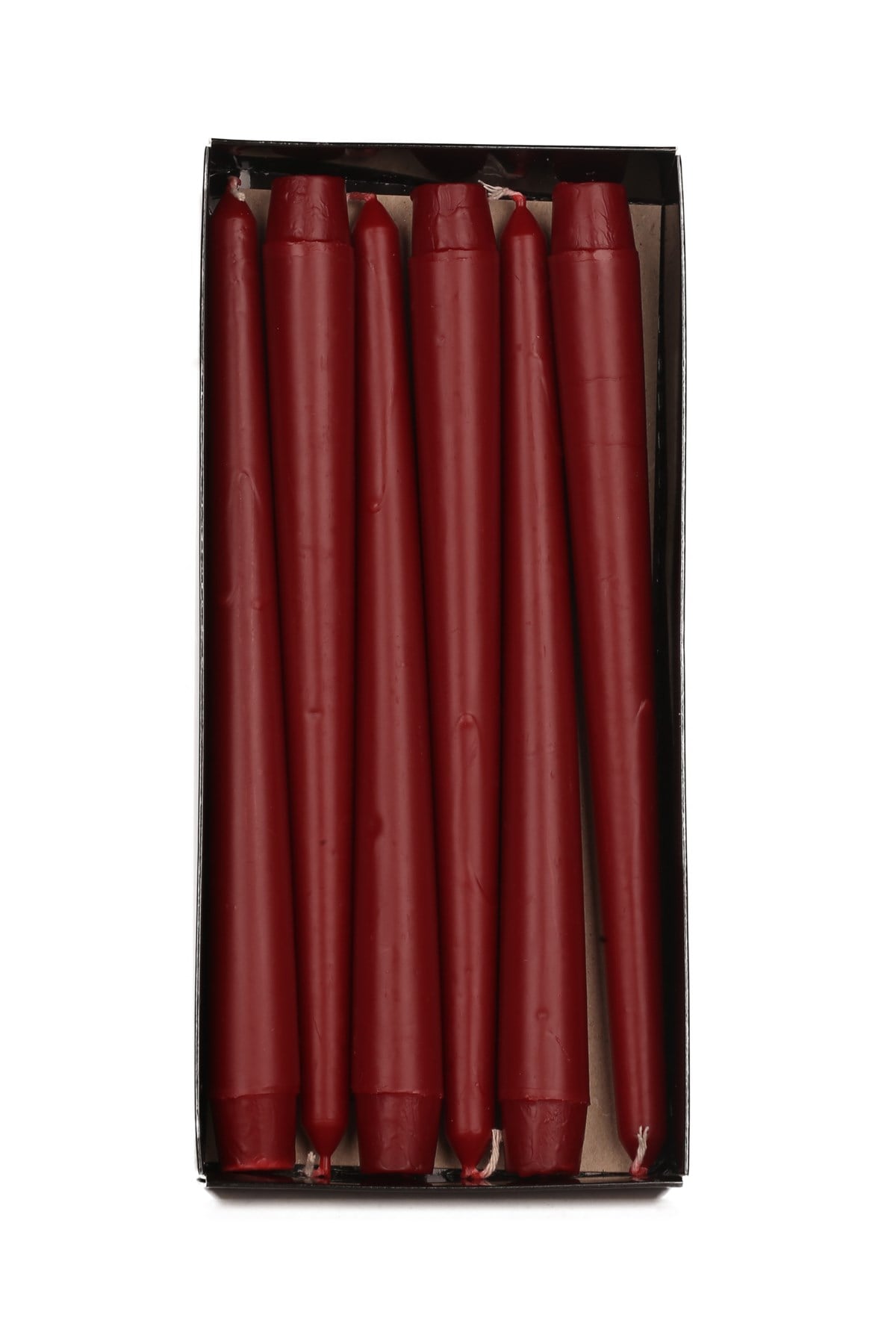 25 CM ŞAMDAN MUMU- BORDO RENK- PAKET