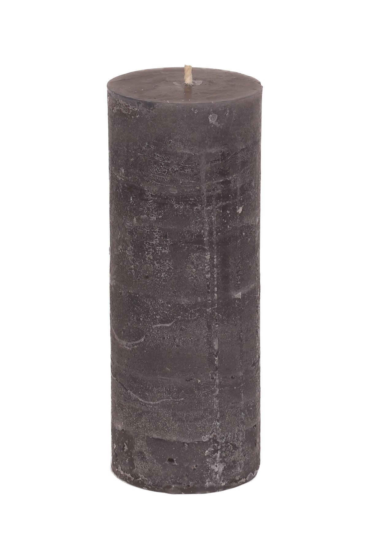 5.5X15 CM SİLİNDİR- ANTRASİT MUM