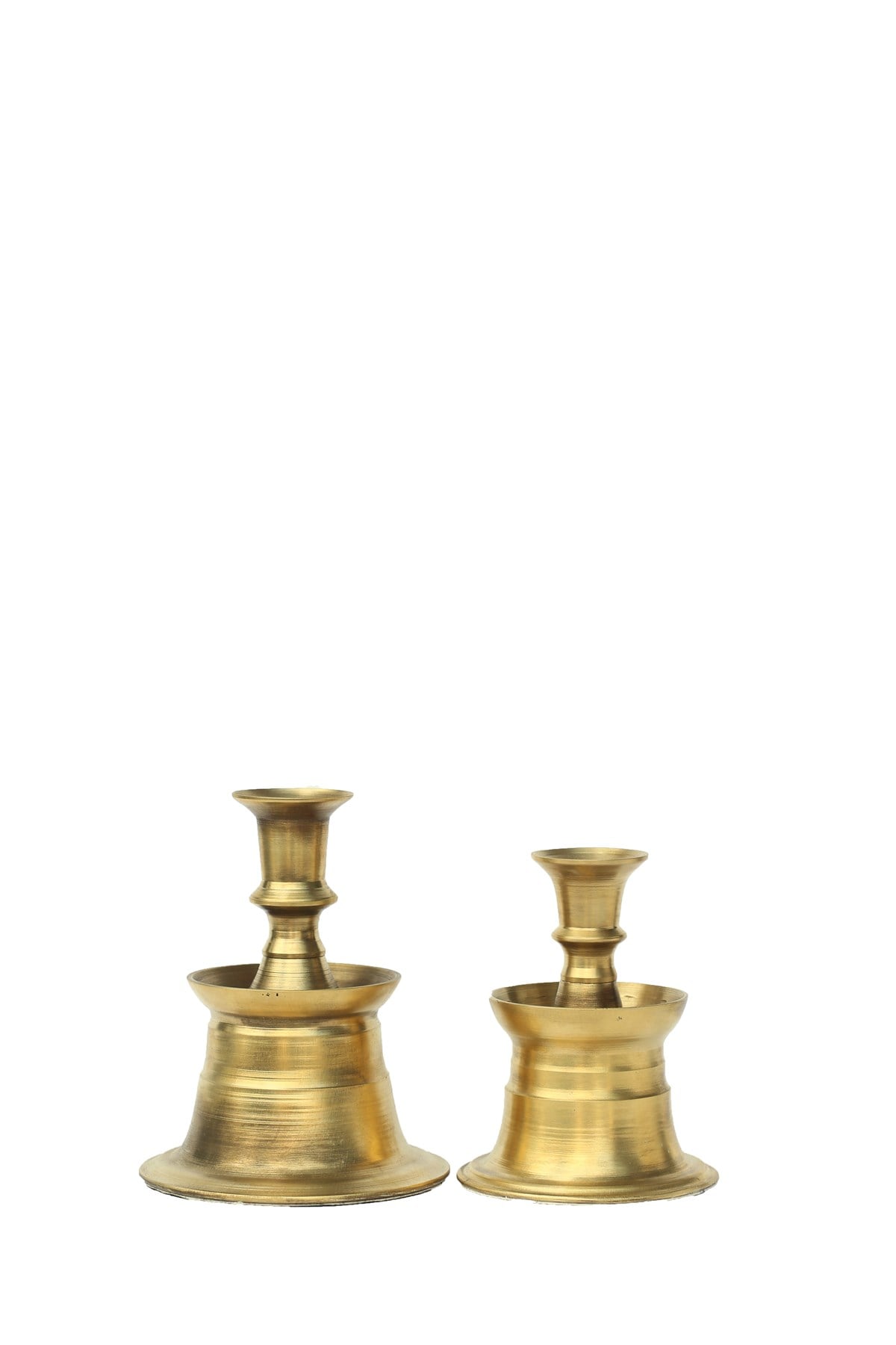 PİRİNÇ HAVAN ŞAMDAN - 2 BOY MAT SARI RENK