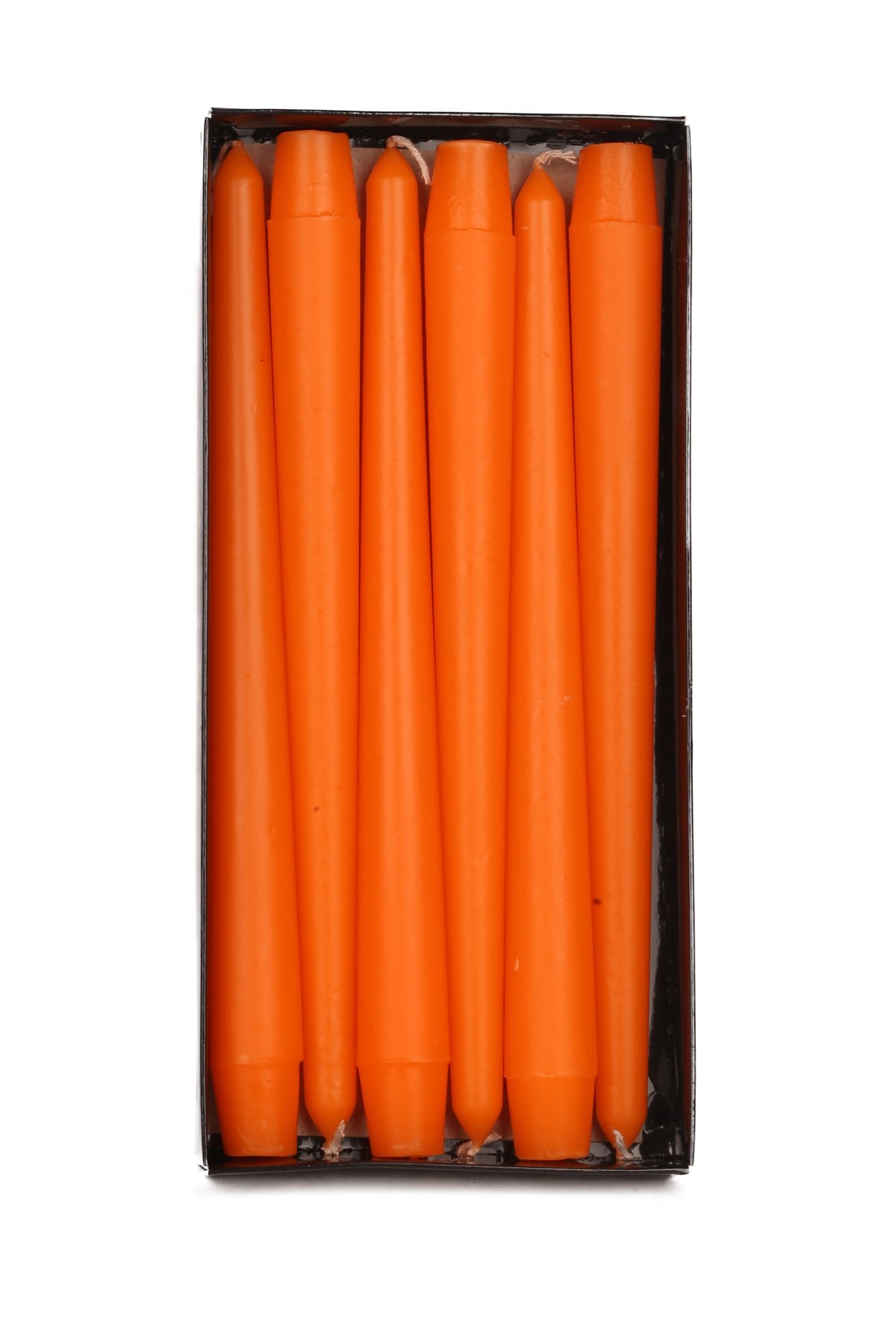 25 CM ŞAMDAN MUMU- TURUNCU RENK-PAKET