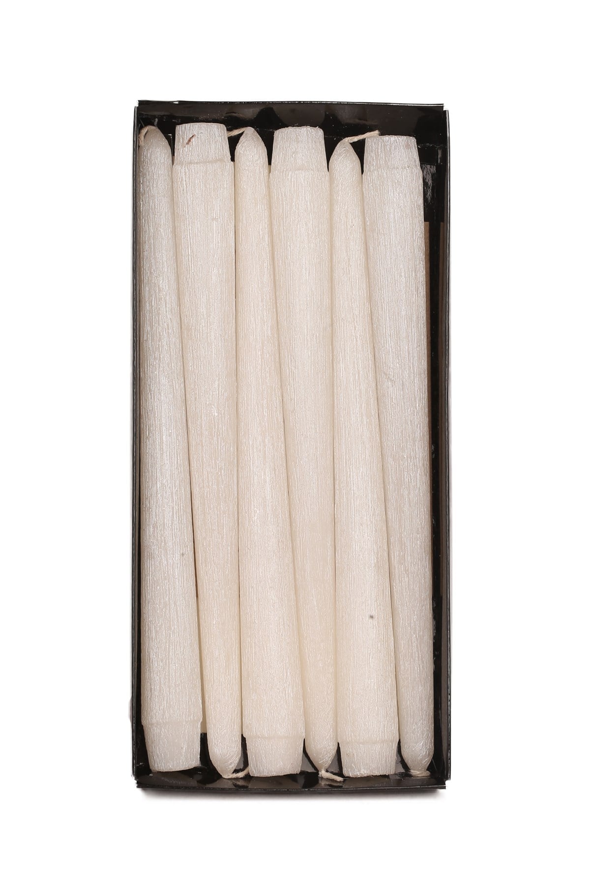 25 ŞAMDAN MUMU- SEDEFLİ BEYAZ RENK- PAKET