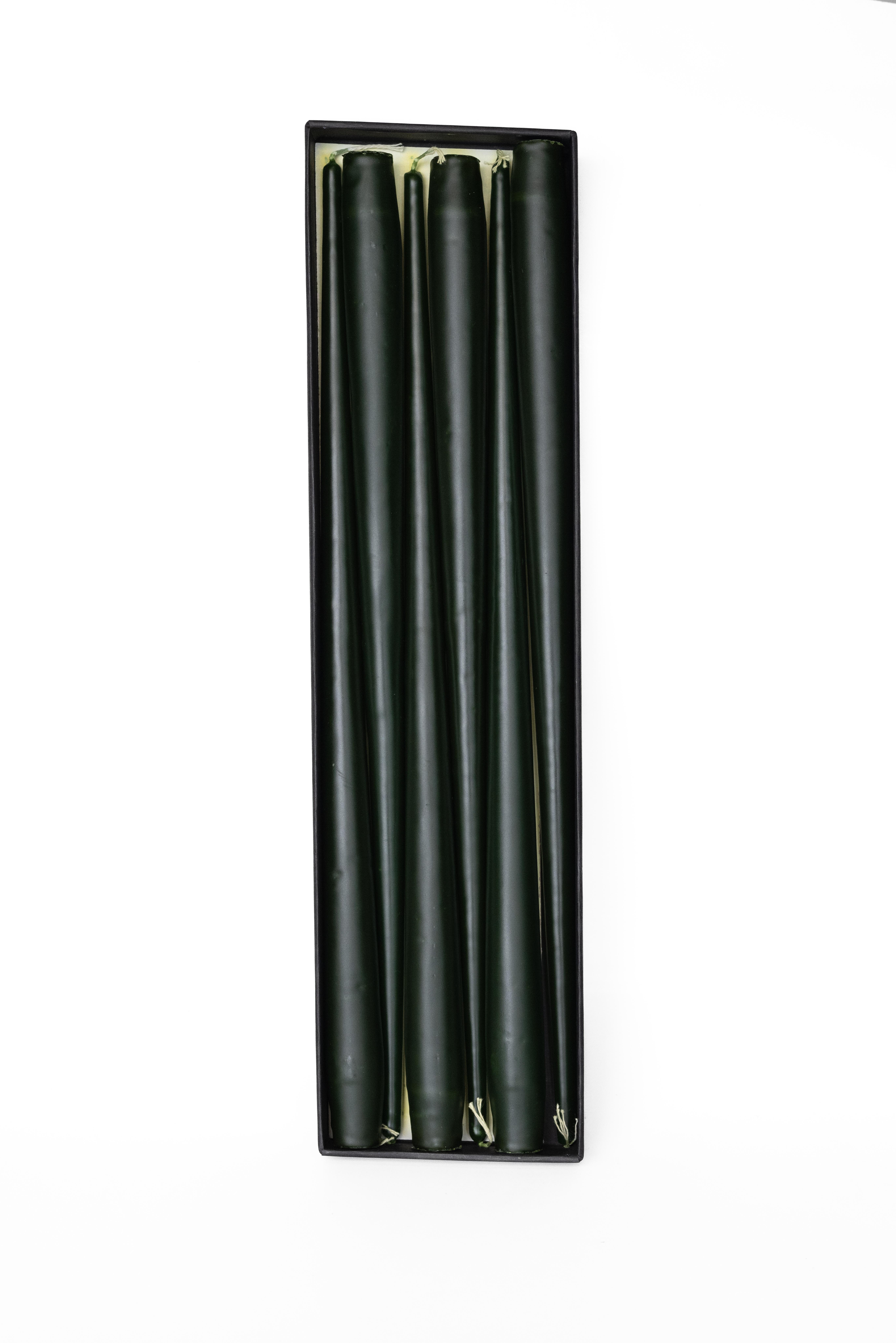 43 CM ŞAMDAN MUMU- KOYU YEŞİL RENK - PAKET