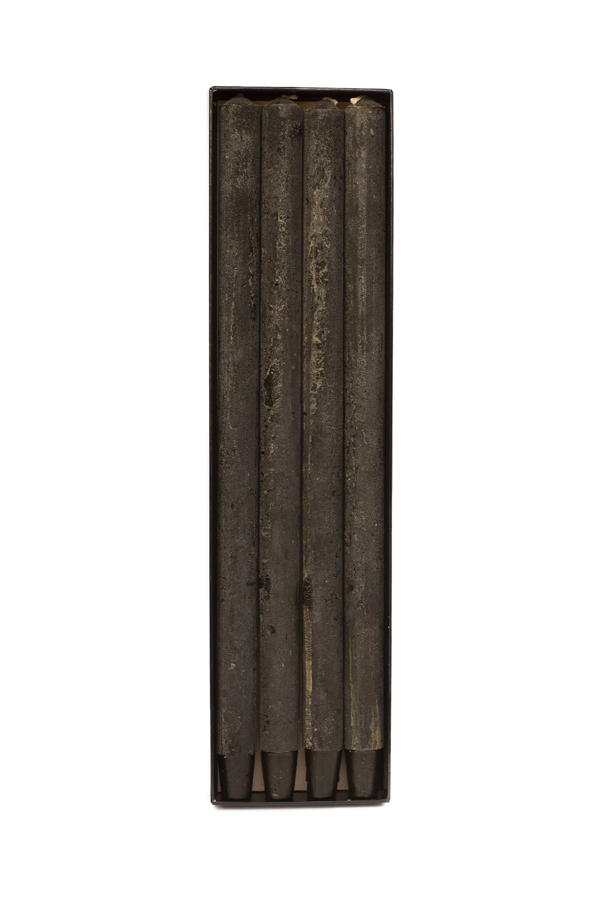 45 CM DÜZ ŞAMDAN MUMU- ESKİTME SİYAH RENK - PAKET