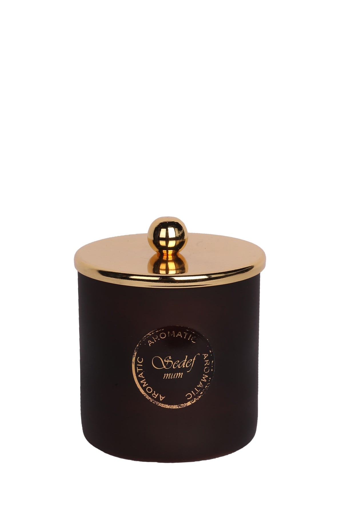 AROMATİC AMBER KOKUSU - KAHVE RENGİ BUZLU CAM