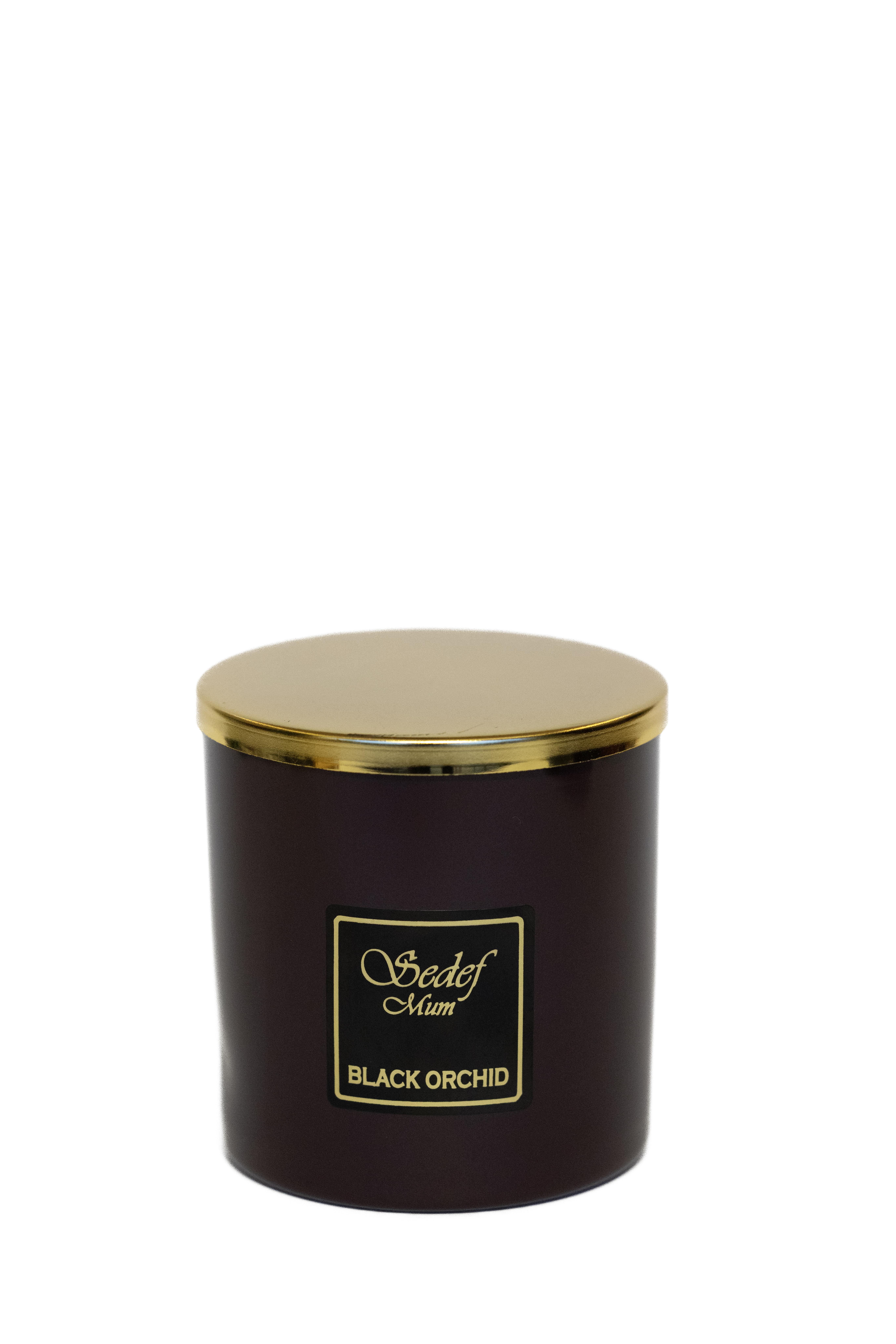 BLACK ORCHID KOKULU MUM - BORDO RENK CAM