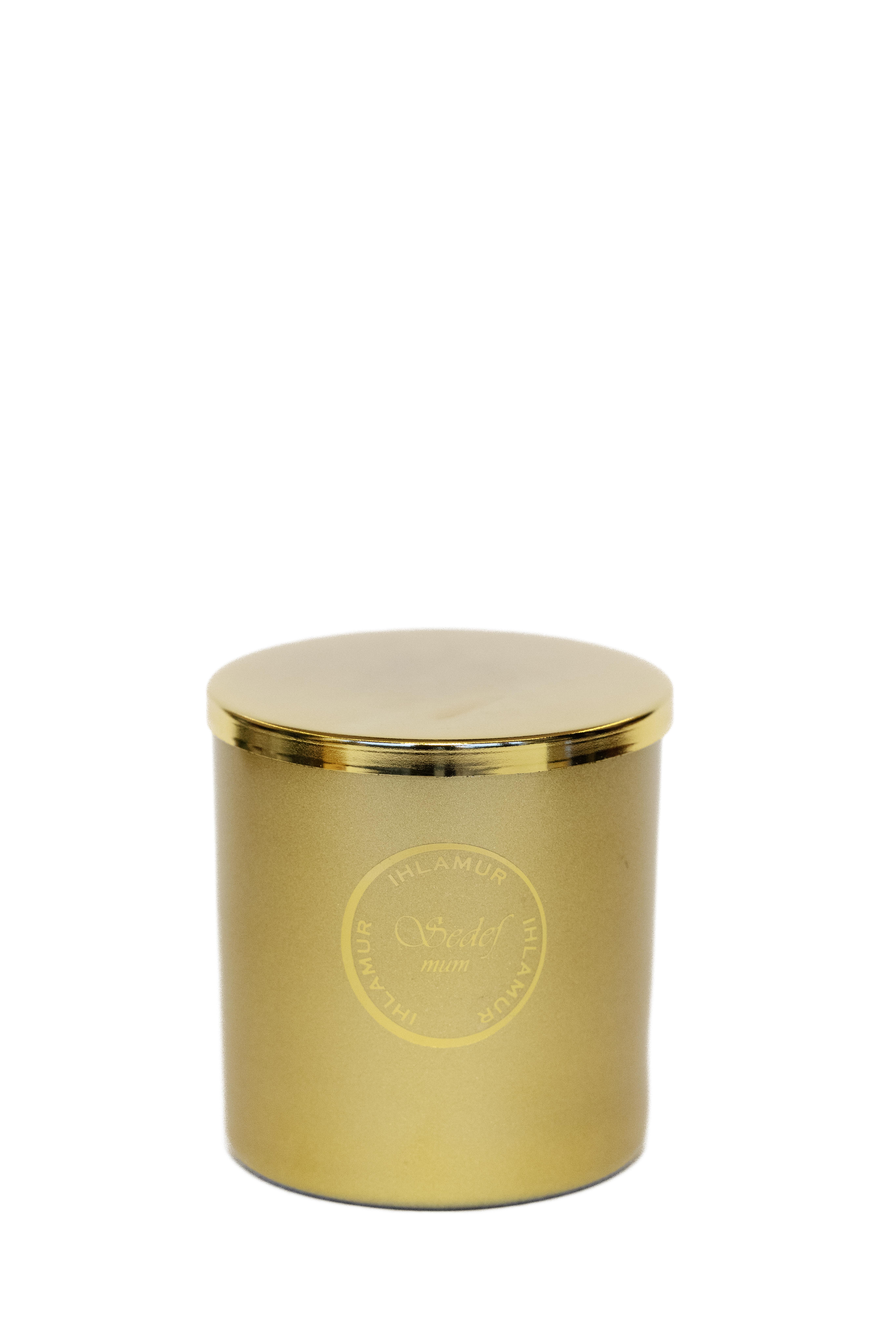 IHLAMUR KOKULU MUM - GOLD RENK CAM