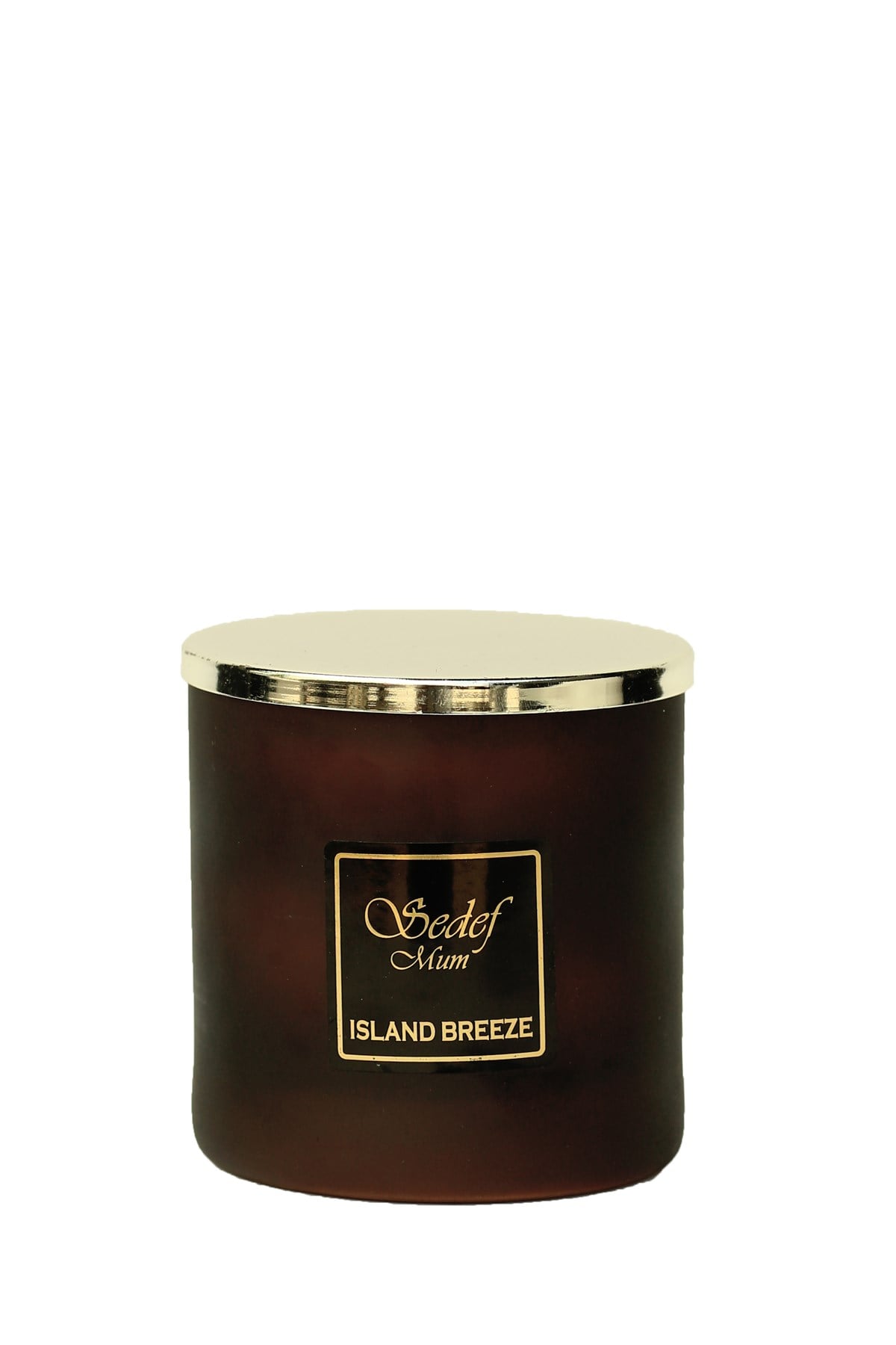 ISLAND BREEZE KOKULU MUM - BUZLU KAHVERENGİ CAM