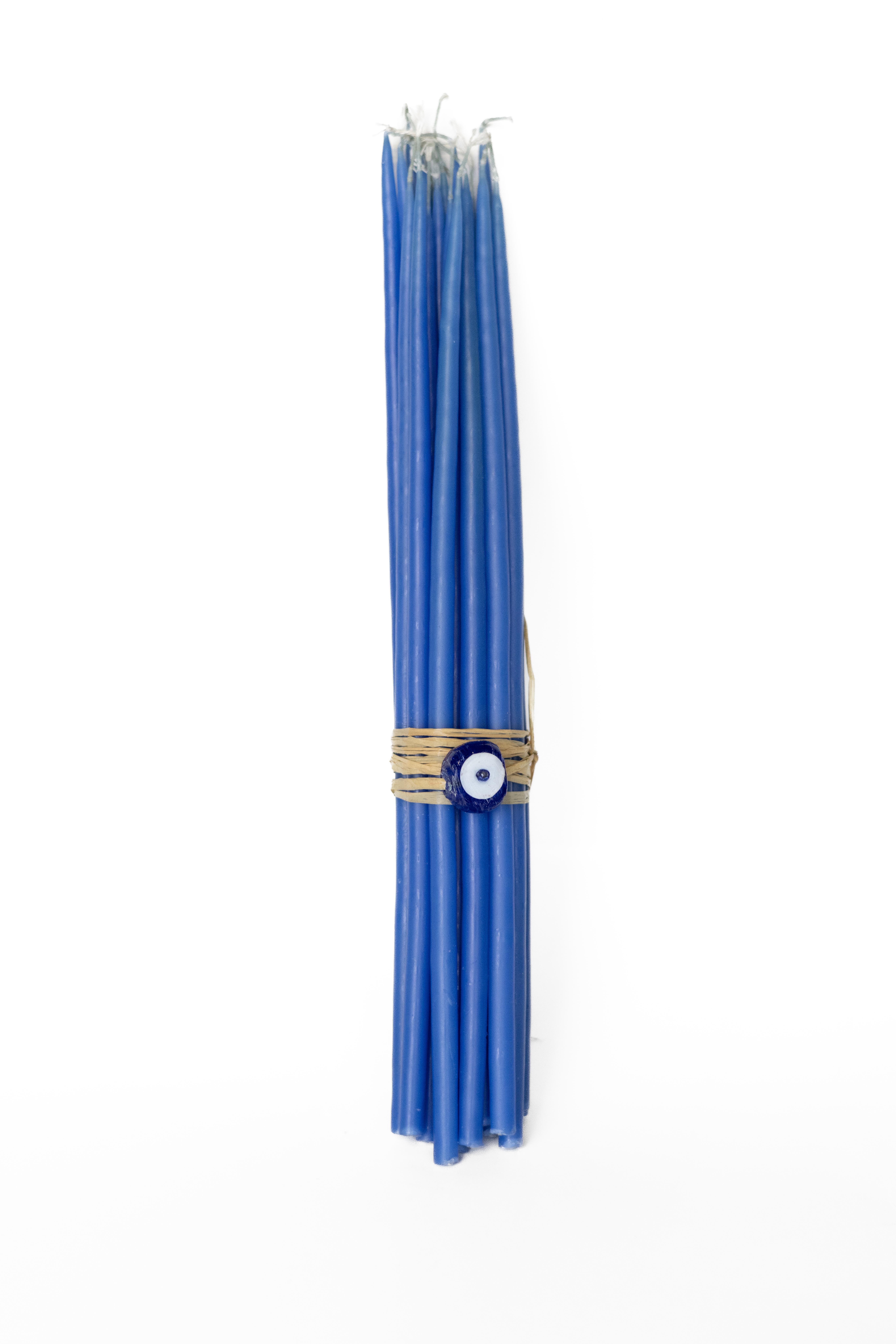 MAVİ RENK ADAK MUMU - 20 ADET