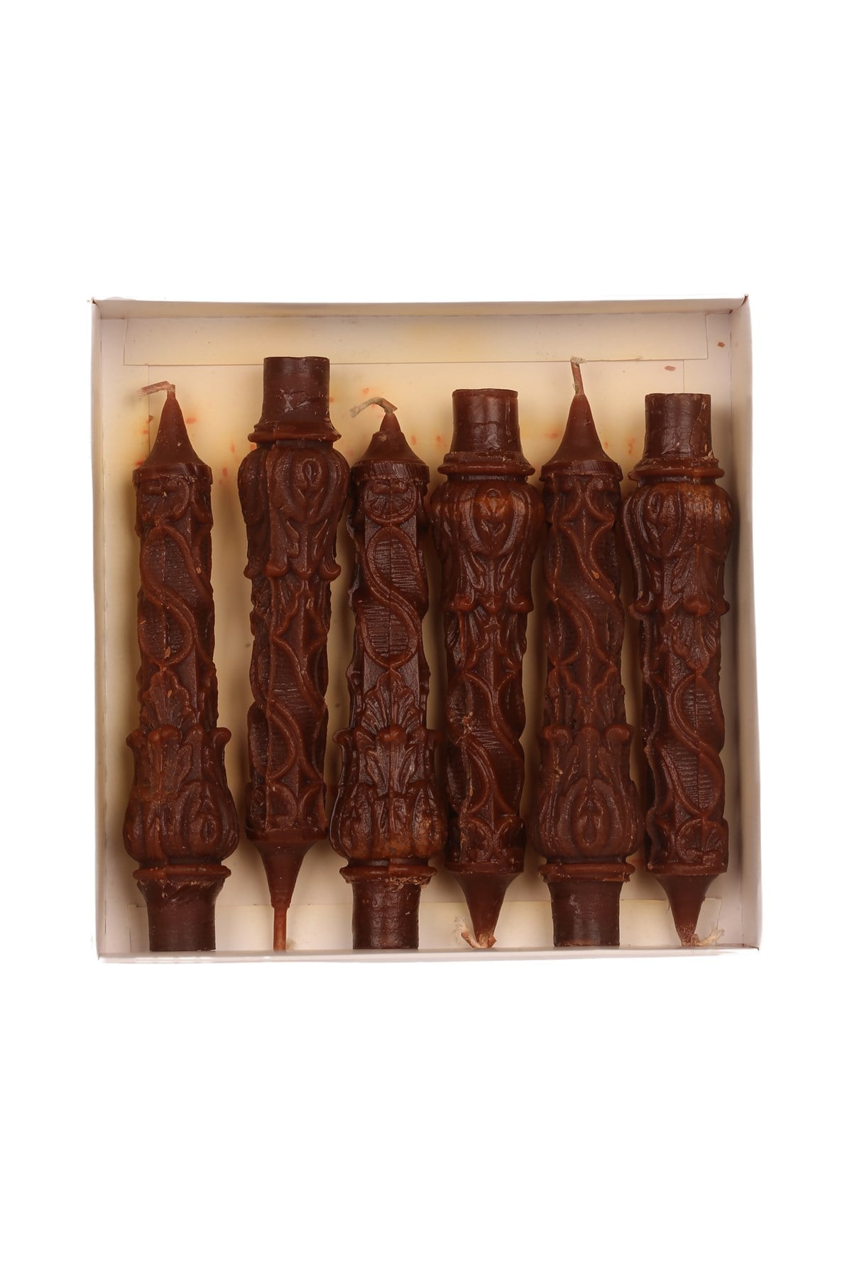 OSMANLI ŞAMDAN MUMU- KAHVERENGİ- PAKET