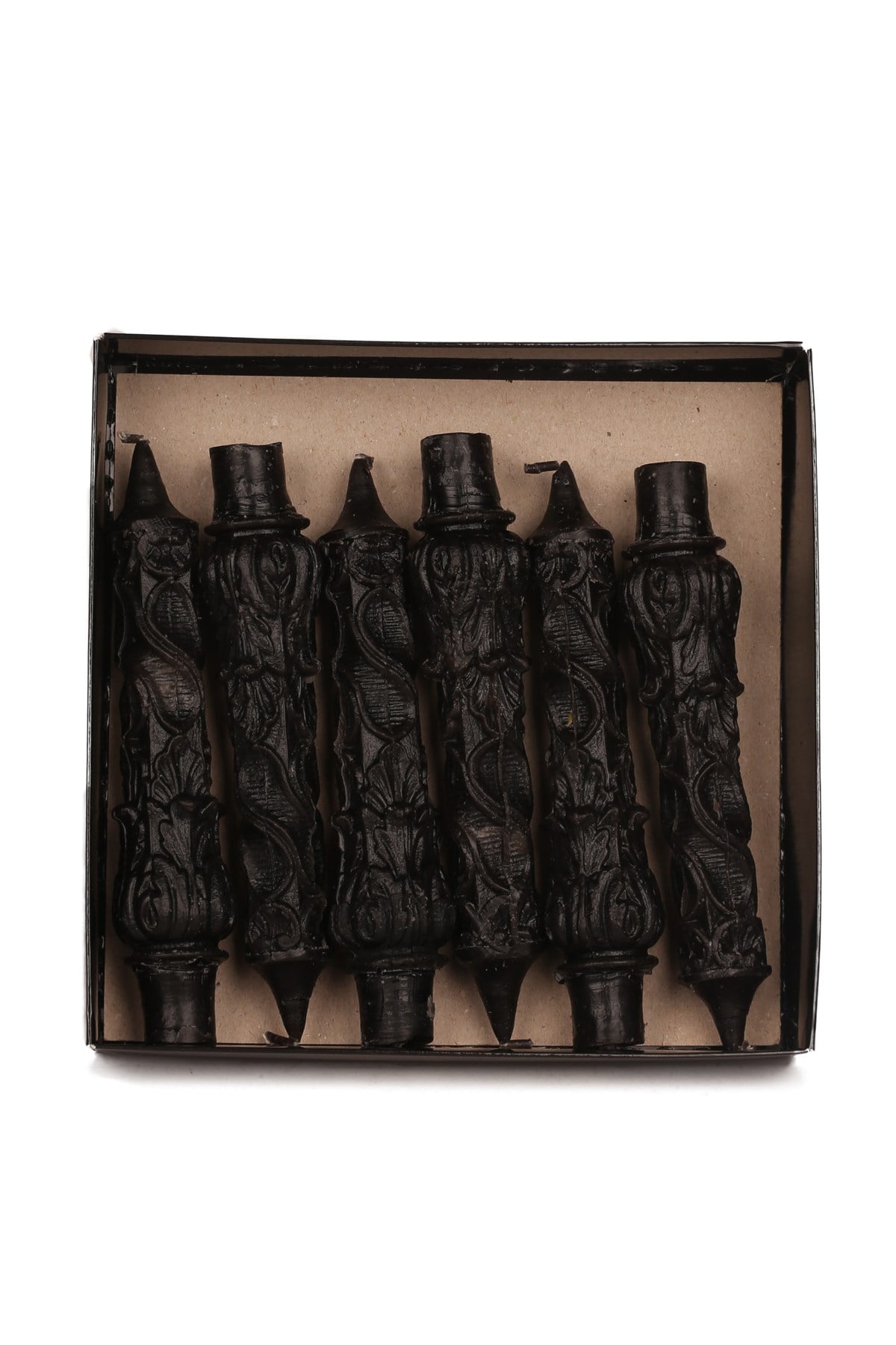 OSMANLI ŞAMDAN MUMU- SİYAH RENK- PAKET