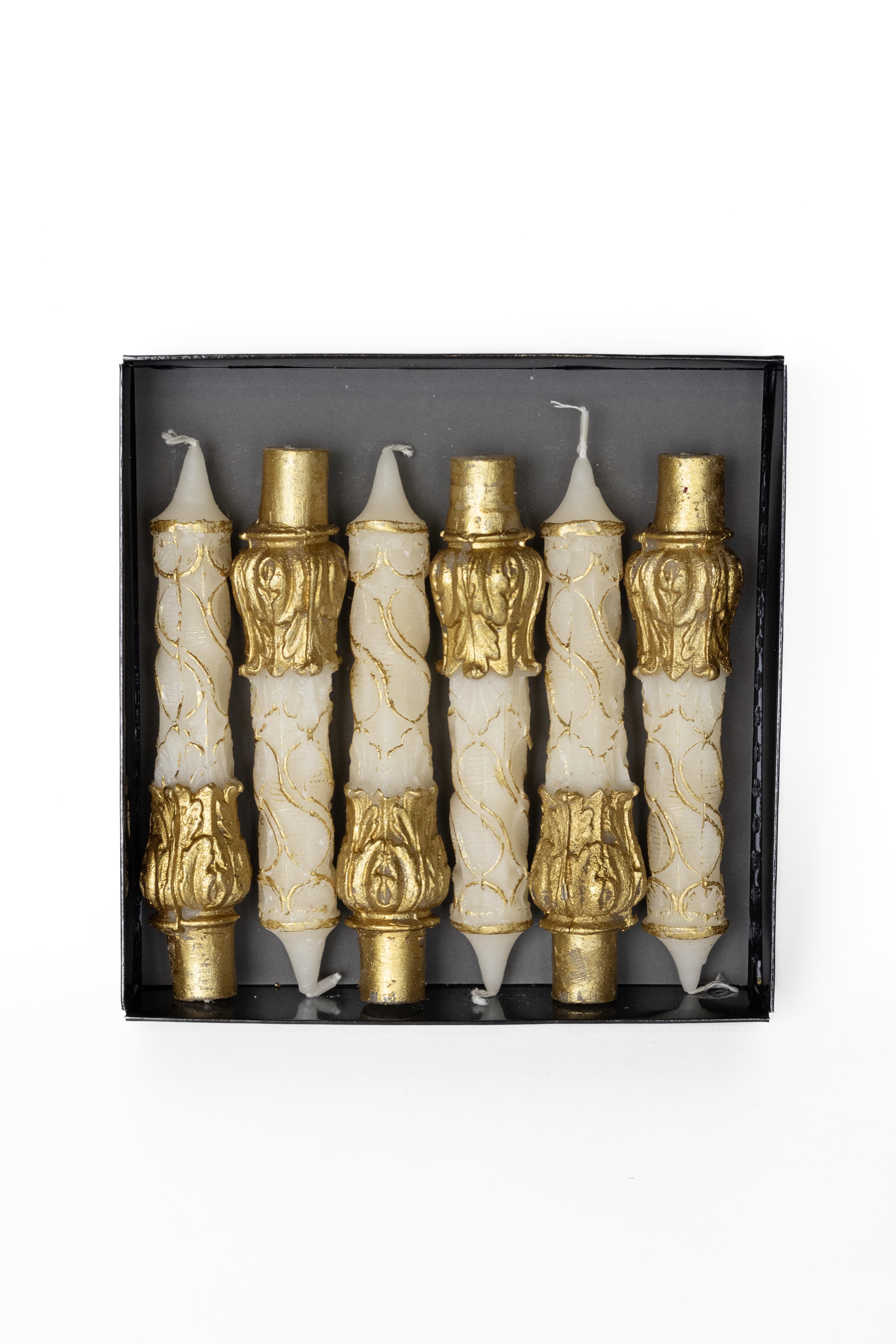 OSMANLI ŞAMDAN MUMU - YARIM ALTIN ÜZERİ GÖLGELİ - PAKET