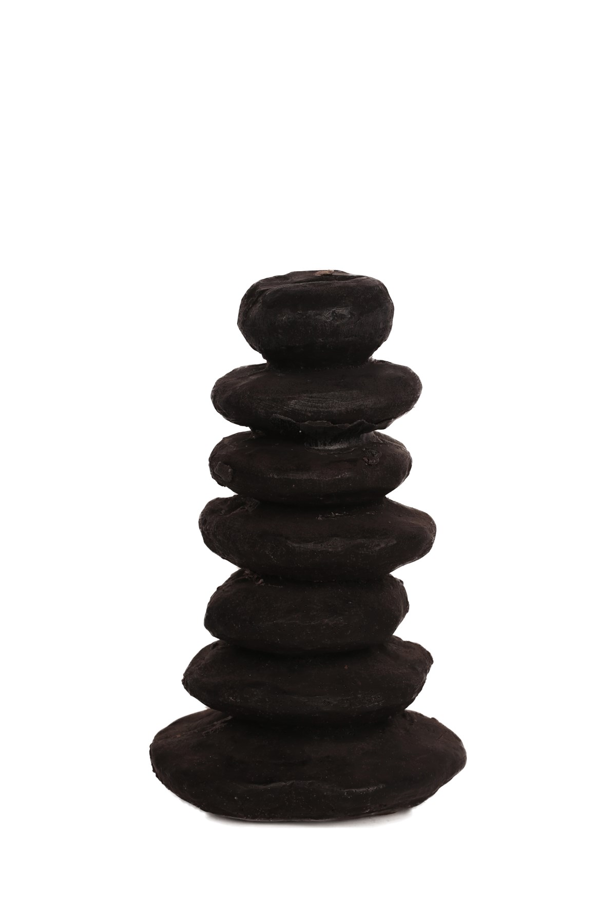 TAŞ MUM -SİYAH RENK