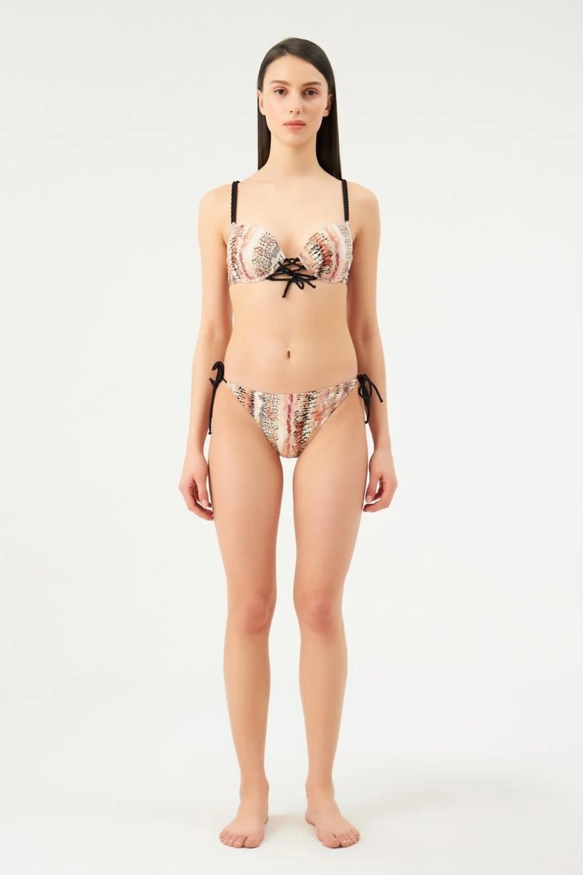 1012ESBK DOUBLE PUSH-UP BİKİNİ TK. CAFFE