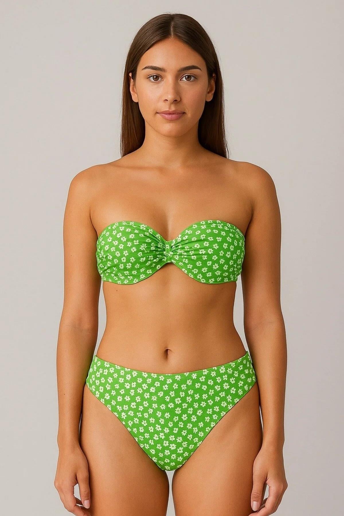 DOLGULU STRAPLEZ BİKİNİ