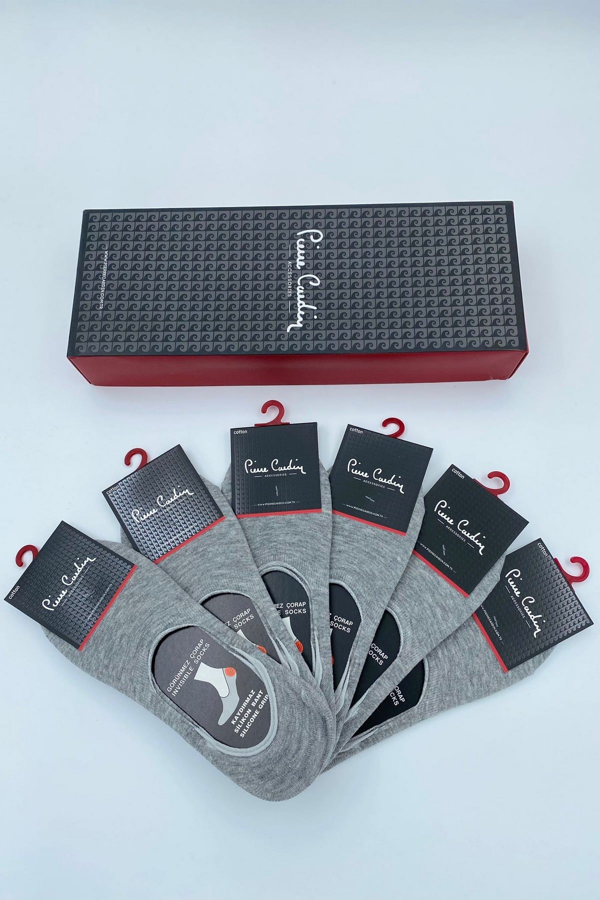 Pierre Cardin 400 Feluka Gri (40-44) 6'lı Çorap