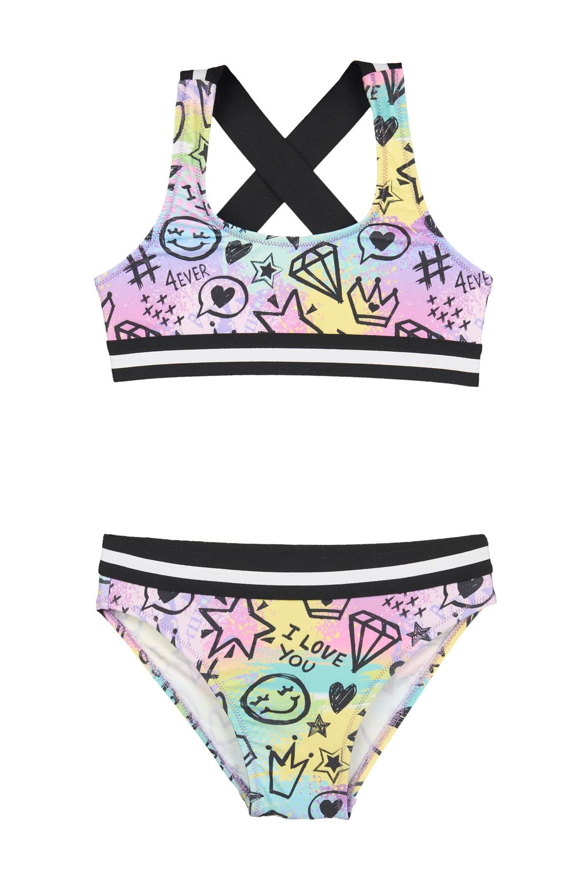 Lastikli Çocuk Bikini