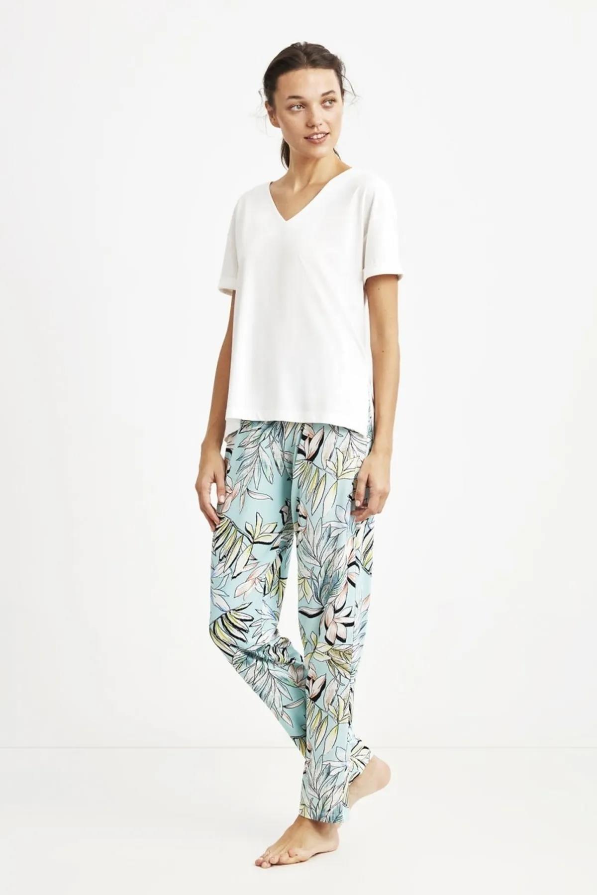 Penye Mood Penye Mood Beyaz Pijama Takım Beyaz 9012 Bt Pj Tk