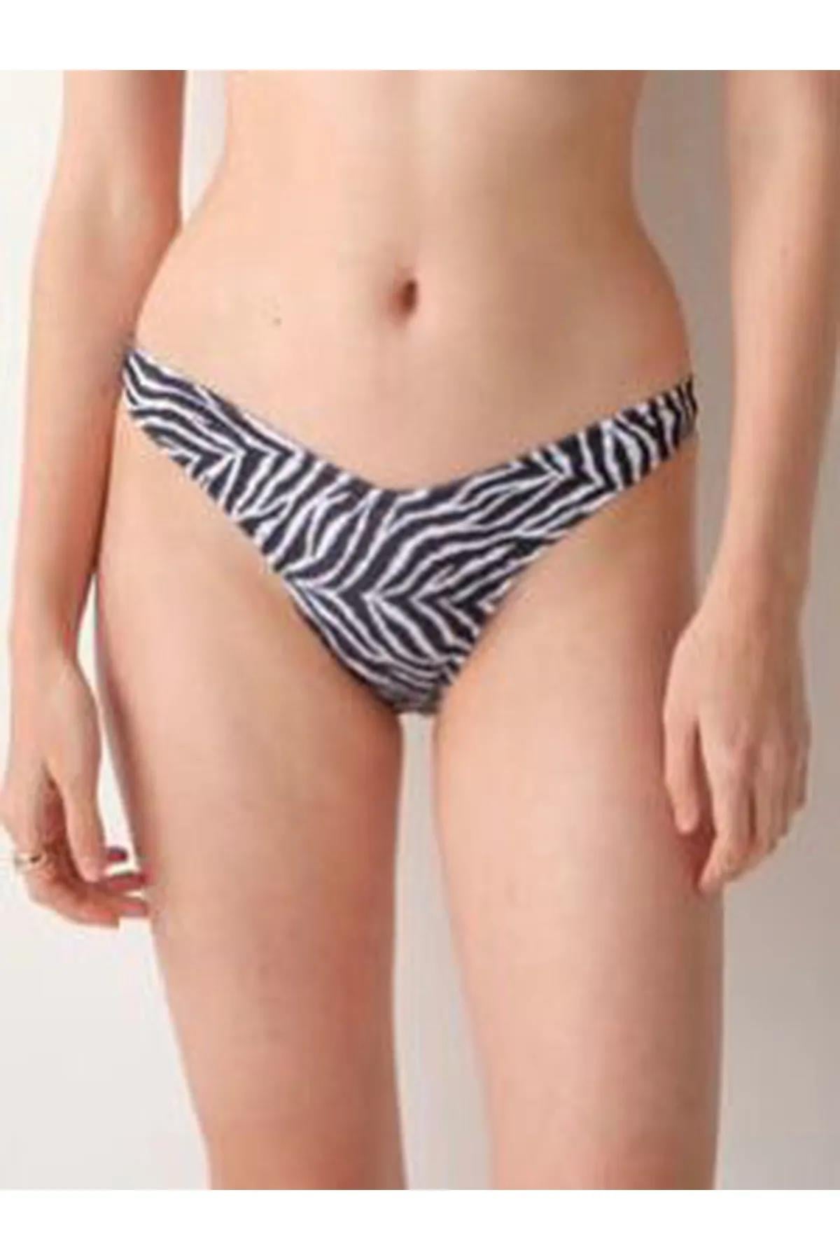 Pierre Cardin Jess V Kesim Bikini Tek Alt Zebra 239200-D