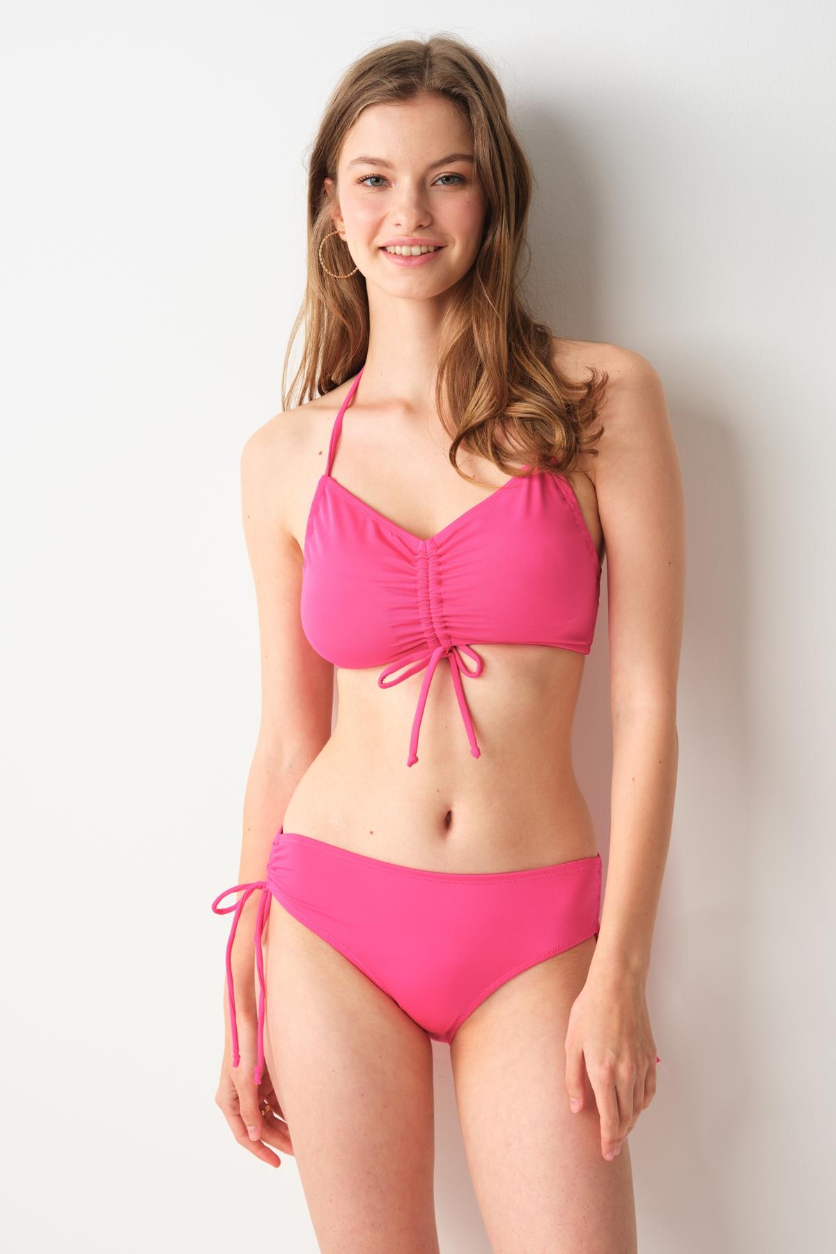 Pierre Cardin Vogue Sürgülü Bikini Tek Alt Pembe 239208