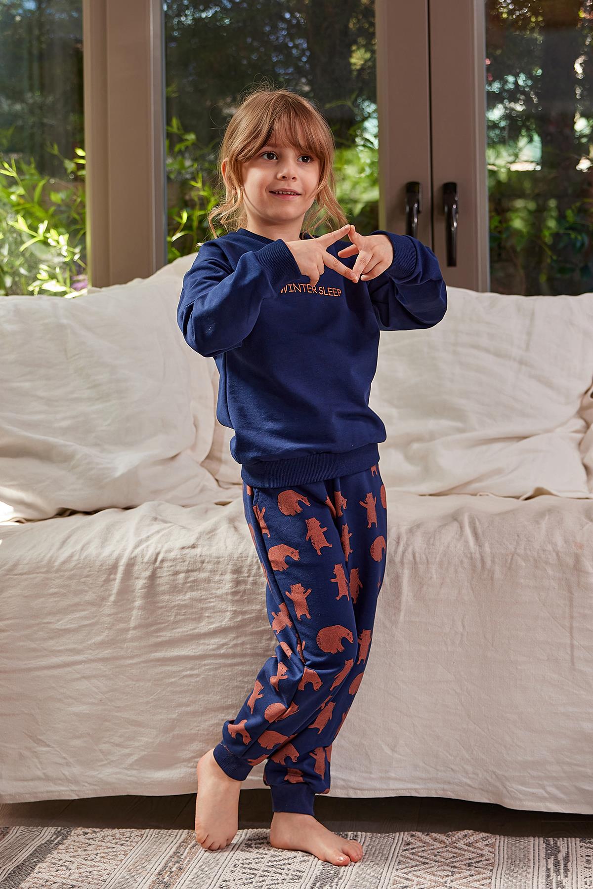 Pijama Takımı Lacivert ZK24-102223