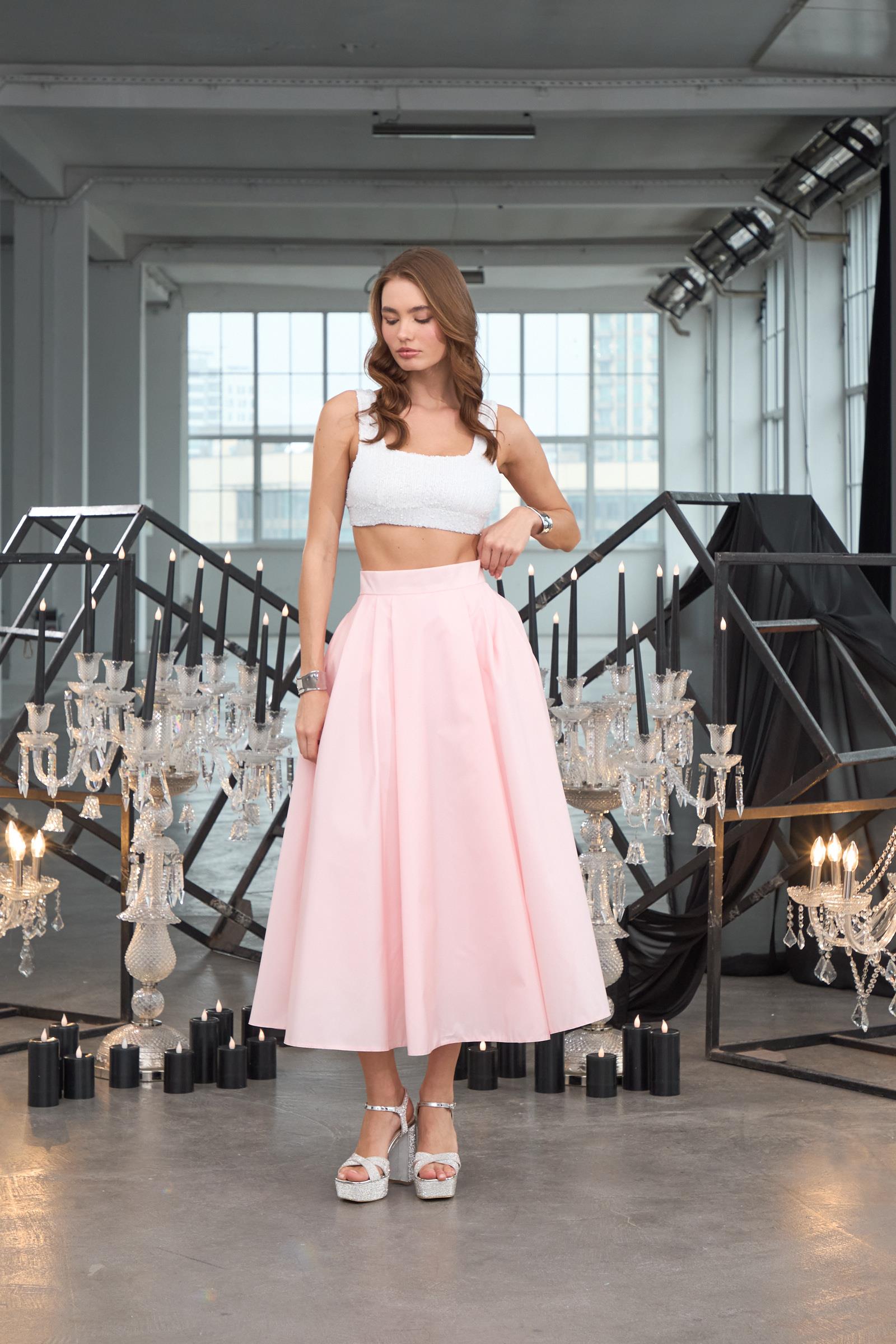 Extravaganza Maxi Skirt TOZ PEMBE
