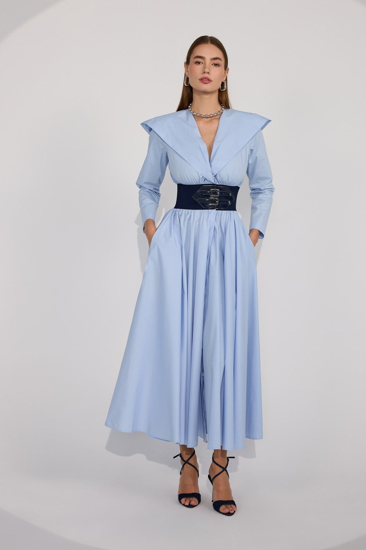 iconic maxi dresses Eileen West The Catalina Iconic Black Cotton Maxi Dress Iconic Black / XXS