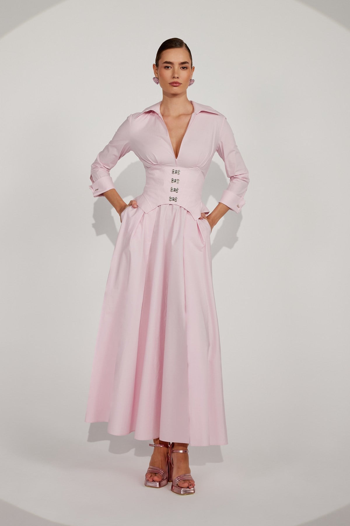 plus size trendy maxi dresses Plus Size Dress Trendy Short Sleeve Maxi Dress Casual Plus Size Crewneck Long  Dress with Pockets Elegant Formal A Line Smocked Flowy Party Dress for  Wedding Guest Cocktail Date Black XL at main image 0